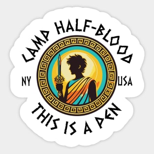 this is a pen - Camp Half-Blood percy jackson Sticker